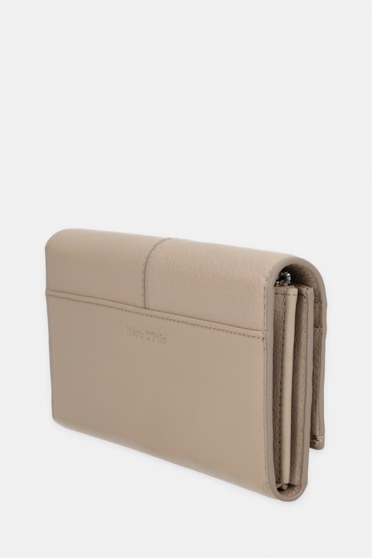Marc O'Polo portfel damski skórzany 5000010944 beżowy SS26
