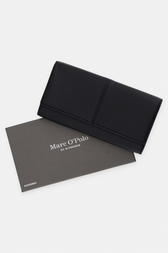Marc O'Polo portfel damski skórzany 5000010944 czarny