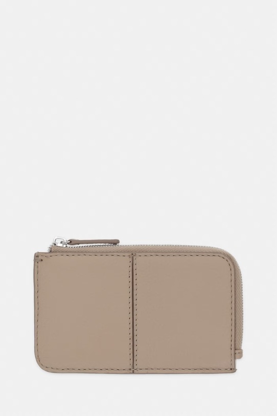 Marc O'Polo Portfel damski skórzany beżowy 5000010946