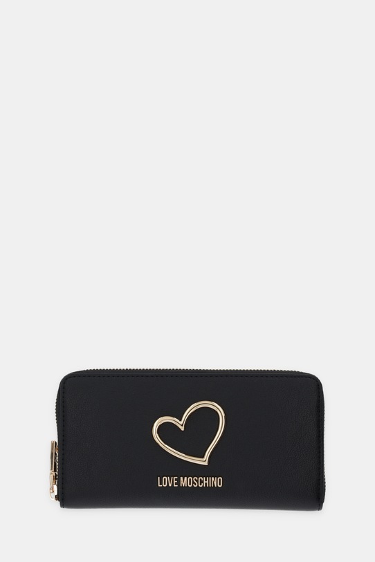 Love Moschino portfel imitacja skóry licowej czarny JC5505PP1OLQ0000
