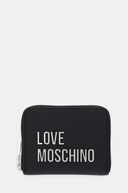 Love Moschino portfel drobny wzór czarny JC5613PP1OKD000B