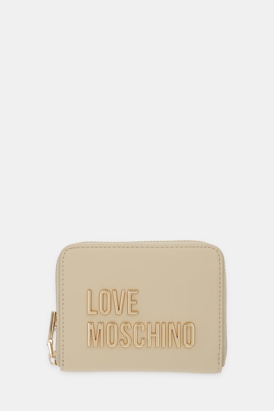 Love Moschino portfel syntetyczny beżowy JC5613PP1OKD0129