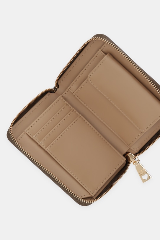 Akcesoria Love Moschino portfel JC5613PP1OKD0203 brązowy