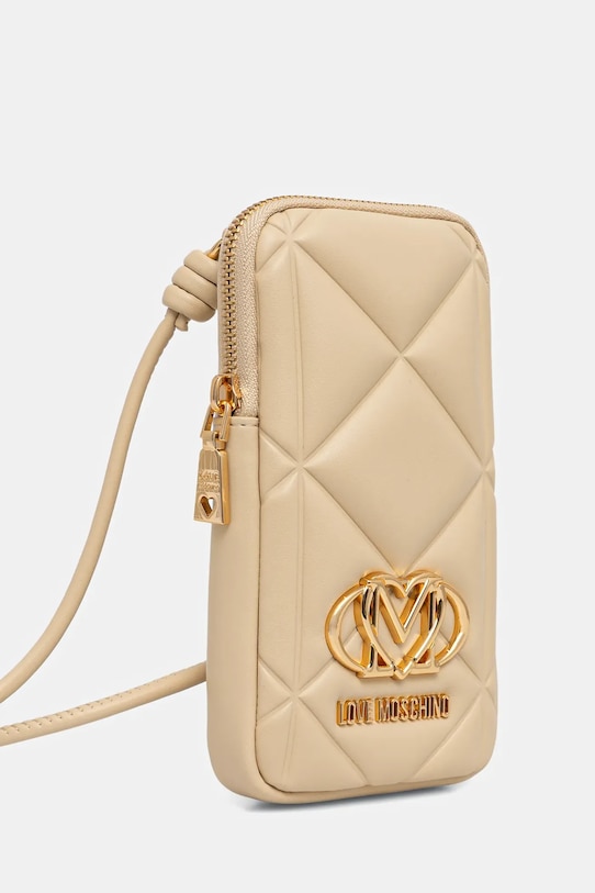 Love Moschino pokrowiec na telefon JC5645PP1OLC0129 beżowy SS26