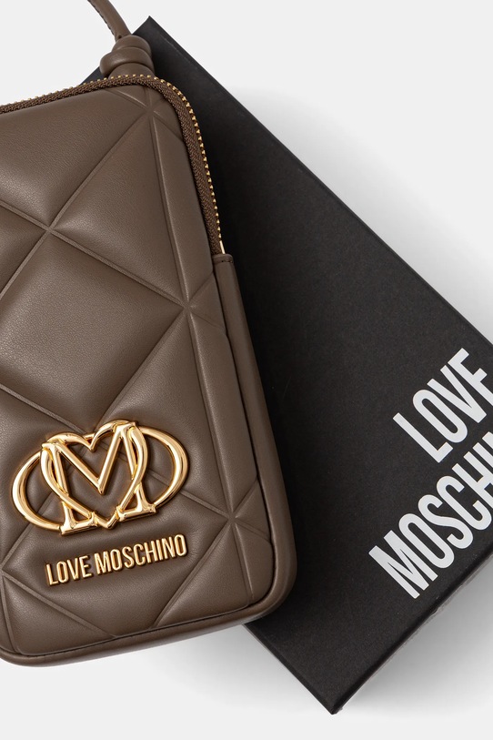 Love Moschino etui na telefon brązowy JC5645PP1OLC0203