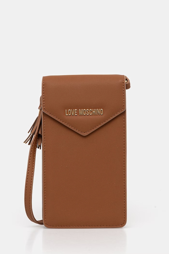 Θηκη κινητού Love Moschino για τηλέφωνο καφέ JC5687PP1OKD0200