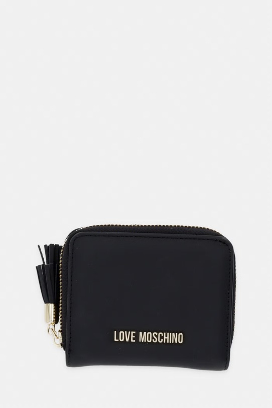 Love Moschino portfel imitacja skóry licowej czarny JC5689PP1OKD0000