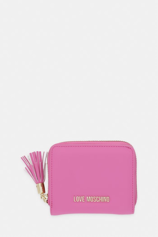 Love Moschino portfel imitacja skóry licowej różowy JC5689PP1OKD0604