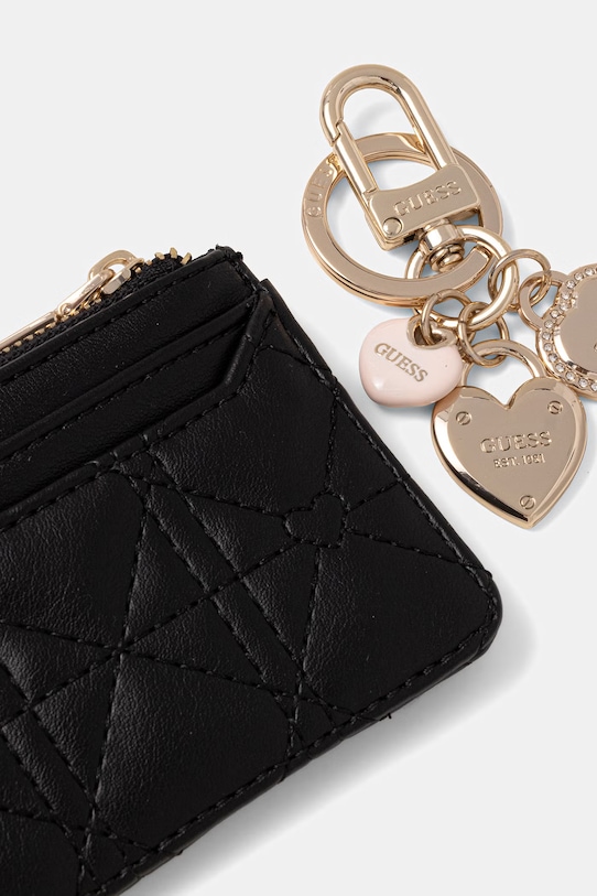 Guess portfel i brelok czarny GFBOXW.P6202