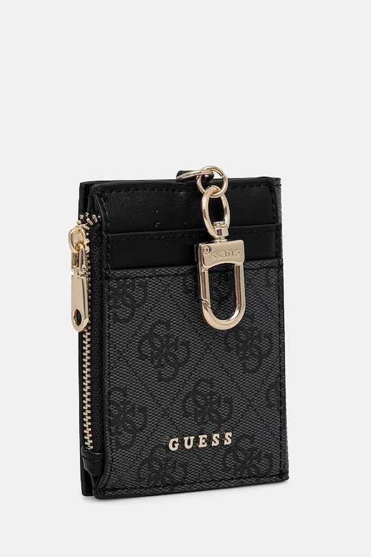 Guess portfel damski z imitacji skóry RW7562.P6201 czarny SS26