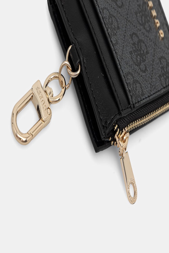 Guess portfel damski z imitacji skóry czarny RW7562.P6201