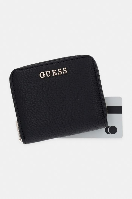 Guess Портфейл дамски от имитация на кожа JESSA черен SWBG83.62137