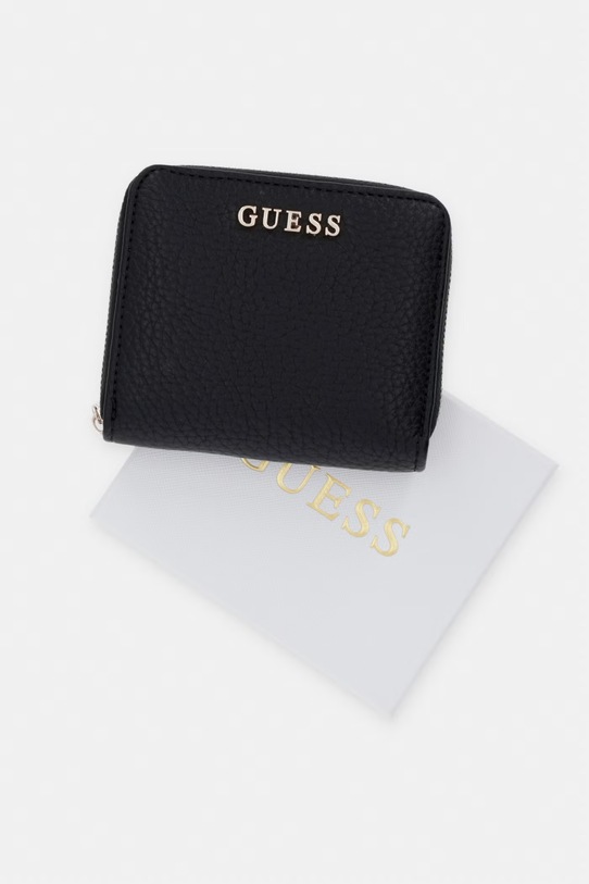 Guess Портфейл дамски от имитация на кожа JESSA SWBG83.62137 черен