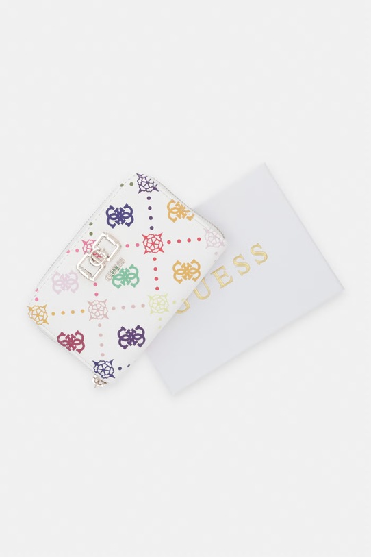 Guess portfel damski z imitacji skóry EMELIE SWGM99.28140 biały