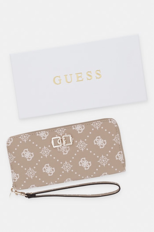 Guess peňaženka dámska z imitácie kože EMELIE SWGP99.28146 béžová