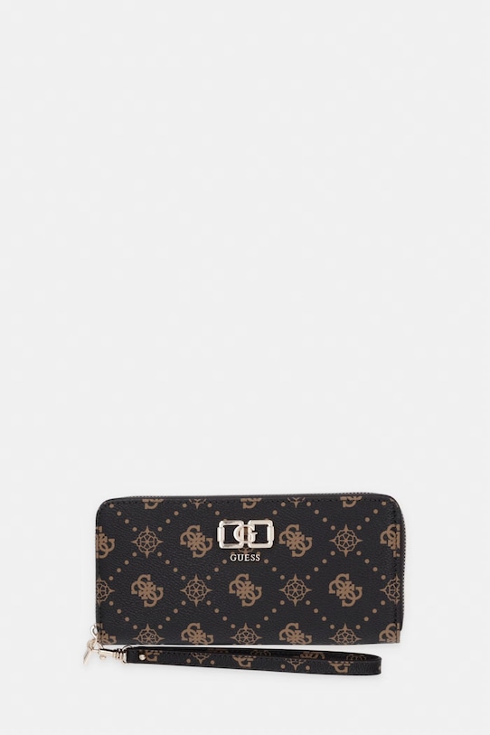 Guess peňaženka dámska z imitácie kože EMELIE hnedá SWGP99.28146