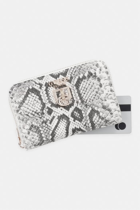 Guess portofel pentru femei, cu imitație de piele BIANCA gri SWKG99.07140