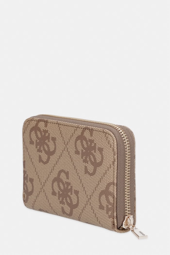 Guess portfel damski z imitacji skóry JANIE SWOS99.24140 beżowy SS26