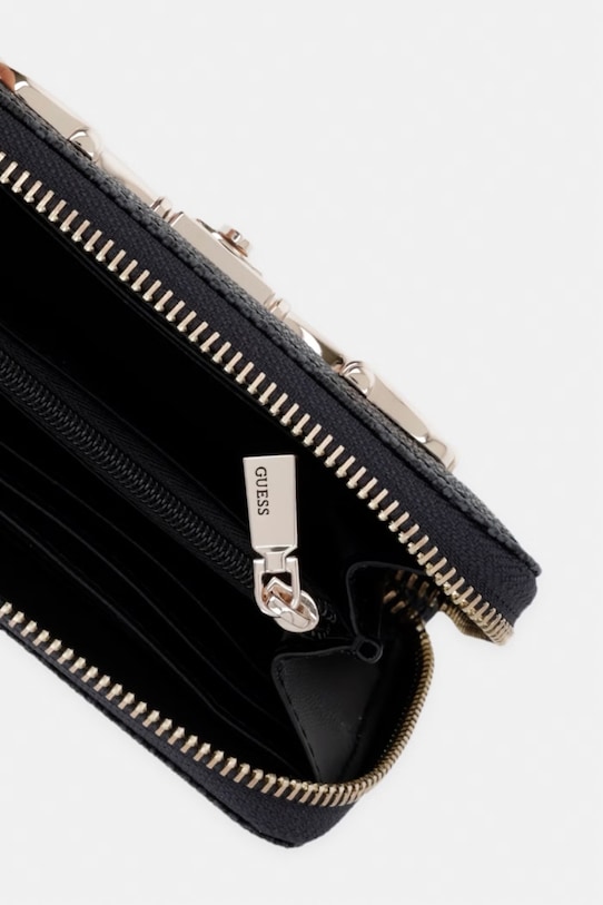 Akcesoria Guess portfel damski z imitacji skóry JANIE SWOS99.24140 szary