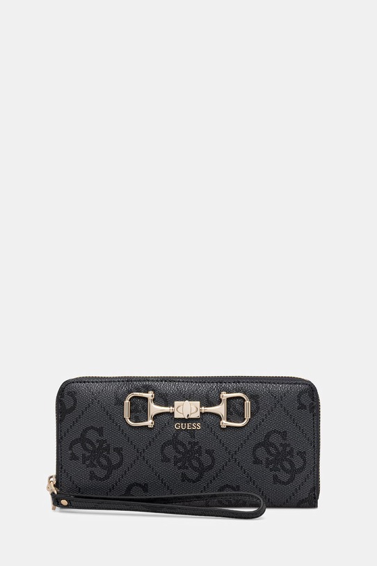 Guess портфейл дамски от имитация на кожа JANIE сив SWOS99.24146