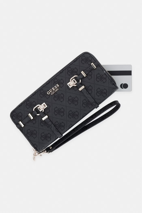 Guess dámska peňaženka z imitácie kože LEONA sivá SWSG99.17146