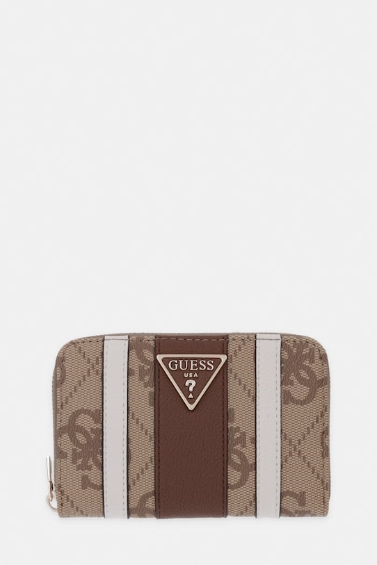 Guess portfel damski z imitacji skóry LAUREL beżowy SWSS74.59140