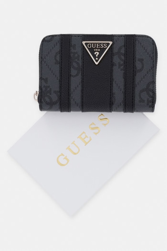 Guess portfel damski z imitacji skóry LAUREL SWSS74.59140 szary