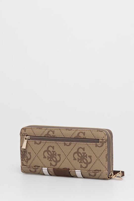 Guess portfel damski z imitacji skóry LAUREL SWSS74.59146 beżowy SS26