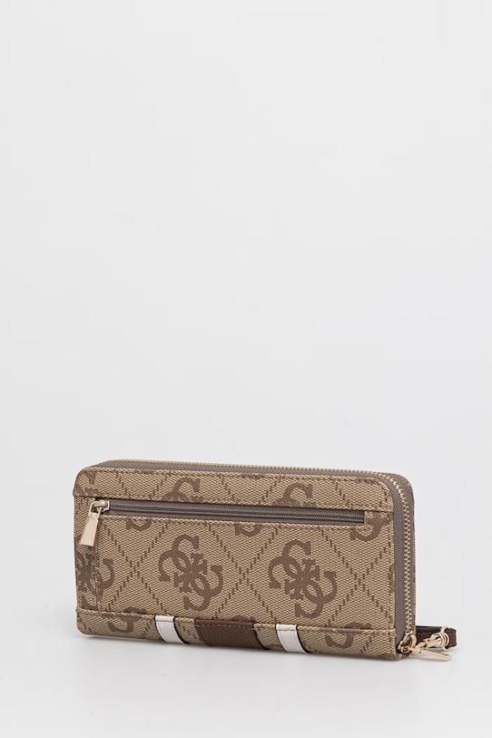 Guess portfel damski z imitacji skóry LAUREL SWSS74.59146 beżowy SS26