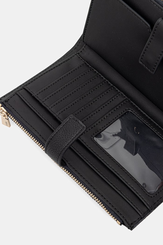 Аксесоари Guess портфейл дамски от имитация на кожа LAUREL SWSS74.59157 сив