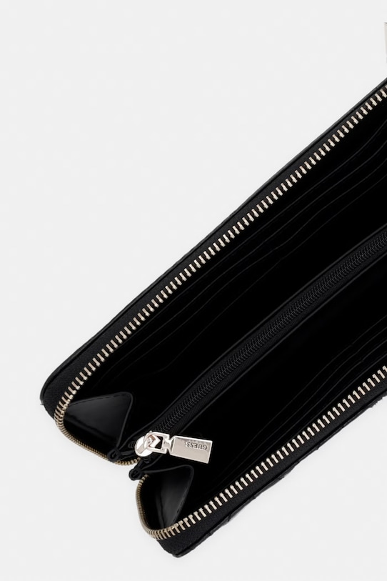 Akcesoria Guess portfel damski z imitacji skóry CHERYL SWTQ97.20146 czarny