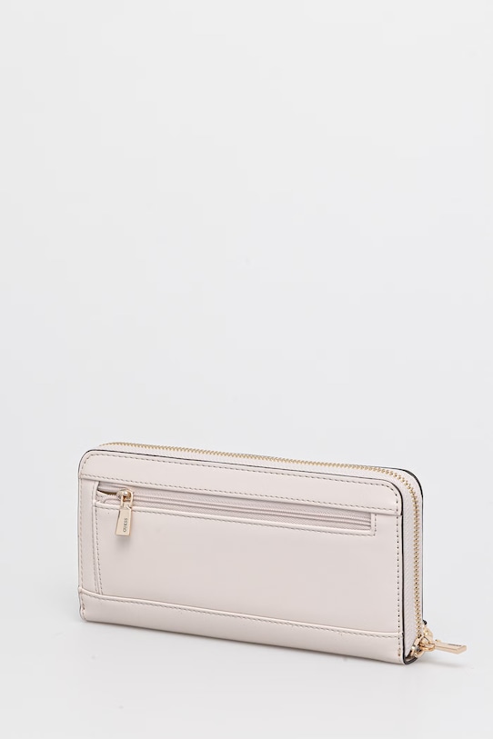 Guess portfel damski z imitacji skóry JANIE SWVG99.10146 beżowy SS26