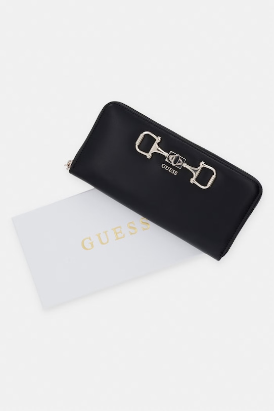 Guess novčanik za žene od imitacije kože JANIE SWVG99.10146 crna