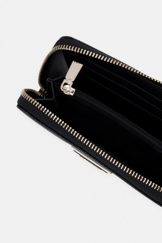 Doplnky Guess peňaženka dámska z imitácie kože LAUREL SWZG74.59140 čierna