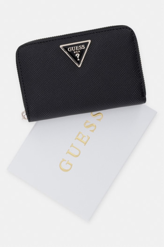 Guess peňaženka dámska z imitácie kože LAUREL SWZG74.59140 čierna