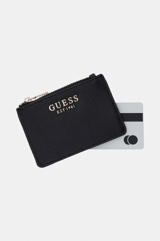 Dodatki Guess denarnica ženski iz umetnega usnja PATSIE SWZG99.19505 črna