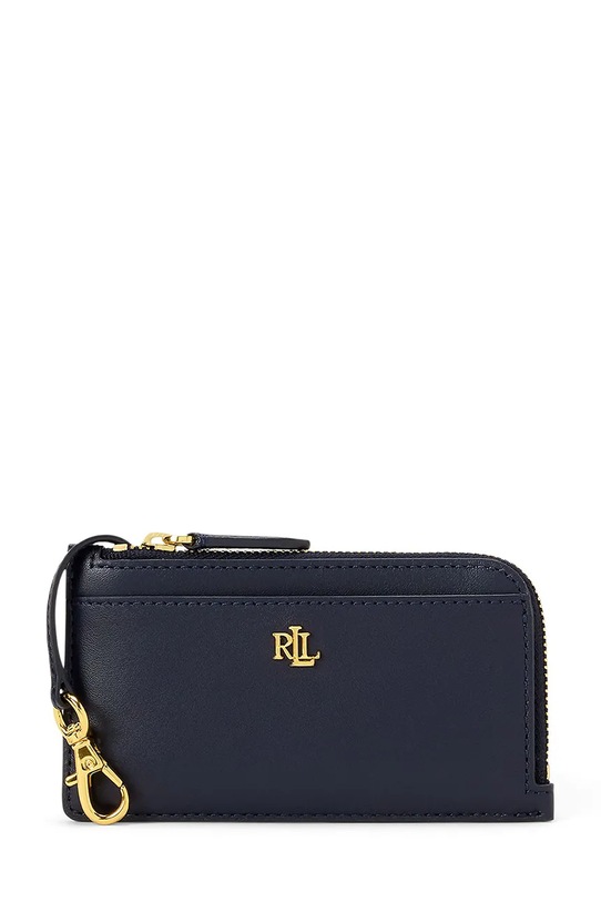 Lauren Ralph Lauren portfel damski skórzany granatowy 432P10421