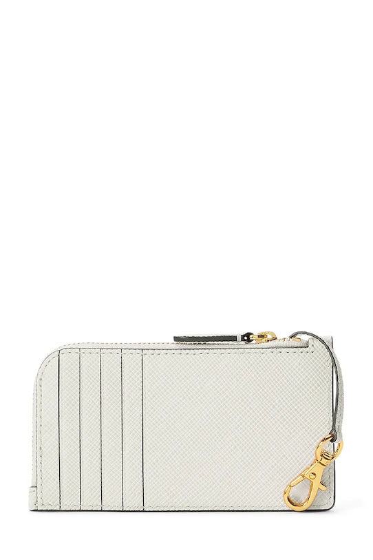 Lauren Ralph Lauren portfel damski skórzany 432P10422 biały SS26