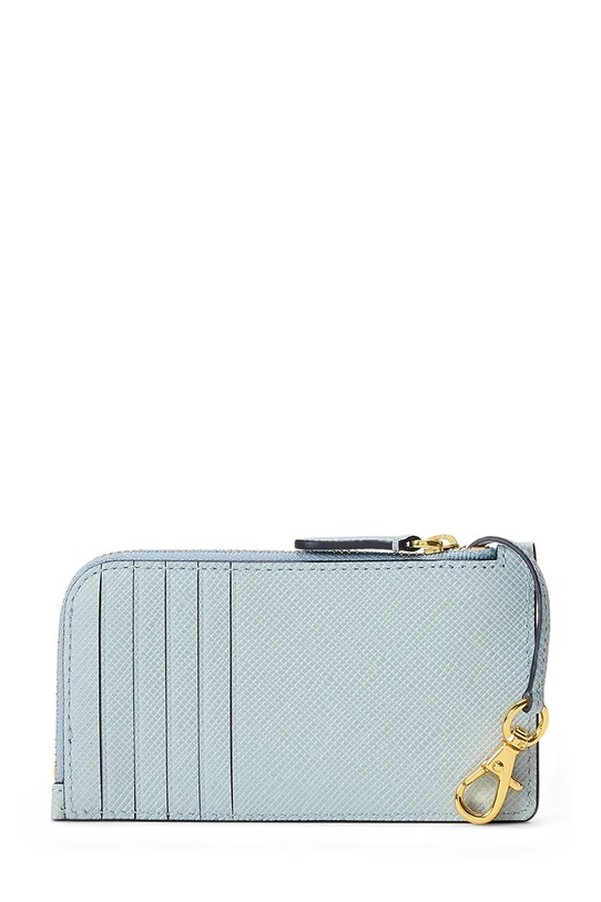 Lauren Ralph Lauren portfel damski skórzany 432P10422 niebieski SS26