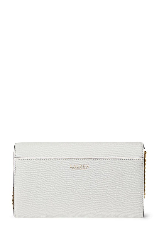 Lauren Ralph Lauren portfel damski skórzany 432P13473 biały SS26