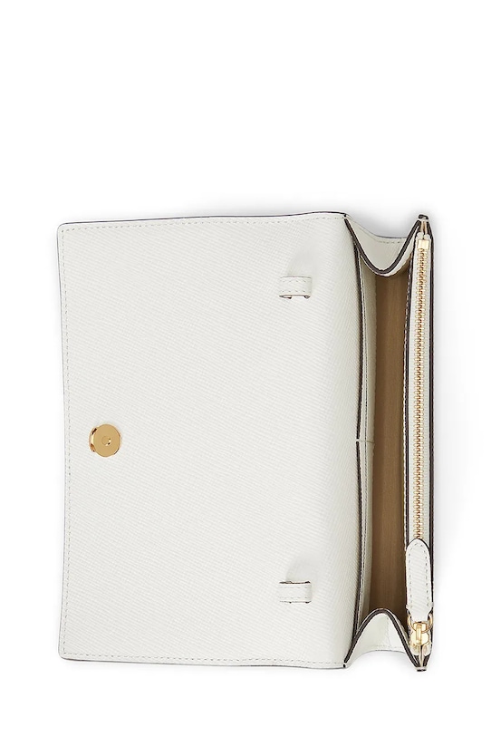 Lauren Ralph Lauren portfel damski skórzany 432P13473 biały