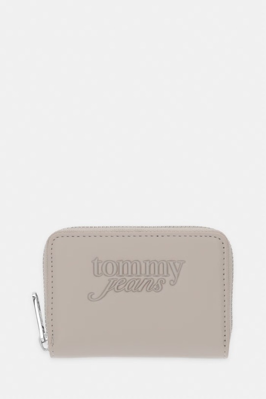 Tommy Jeans portfel damski beżowy AW0AW18445