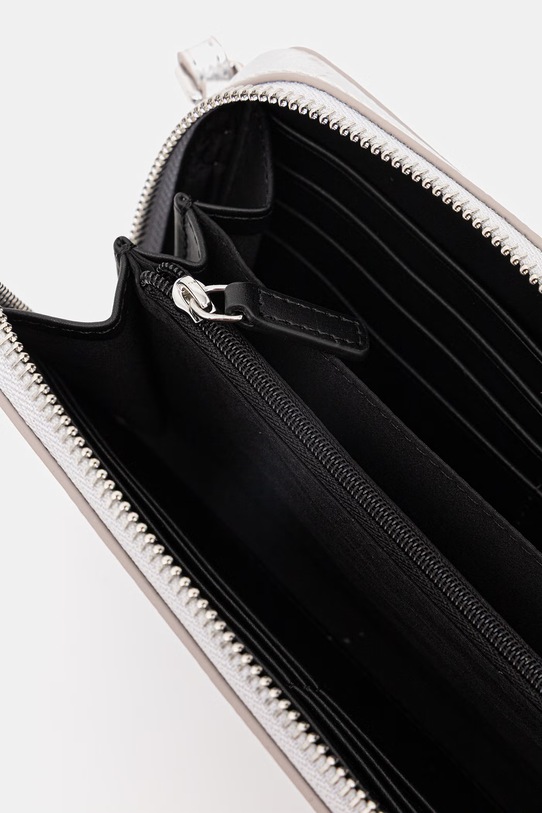 Tommy Jeans portfel damski AW0AW18854 srebrny