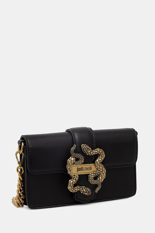 Just Cavalli kopertówka damska z imitacji skóry 80RA5PA2.ZSA89 czarny SS26