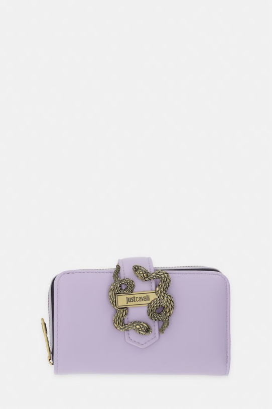Just Cavalli portfel damski z imitacji skóry fioletowy 80RA5PA4.ZSA89
