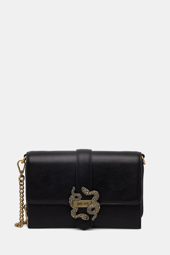 Just Cavalli portfel damski czarny 80RA5PA6.ZSA89