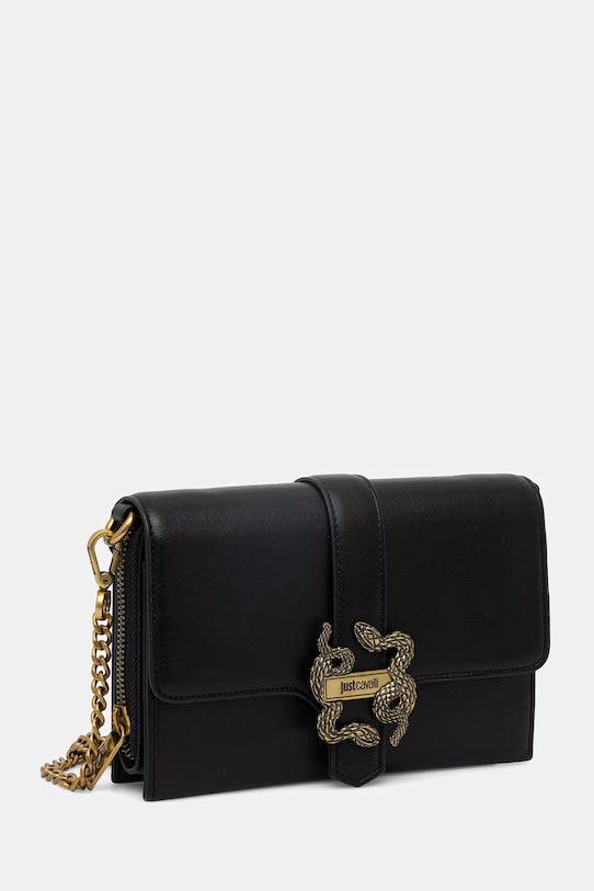 Just Cavalli portfel damski 80RA5PA6.ZSA89 czarny SS26