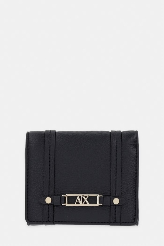 Armani Exchange дамски портфейл от имитация на кожа черен XW002613.AF15632
