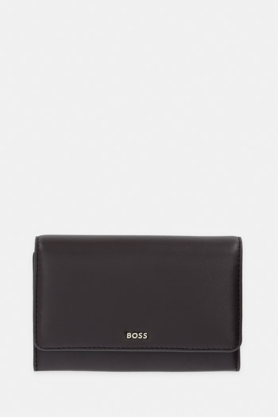 BOSS portfel damski skórzany NUMAH SM Continental brązowy 50564194