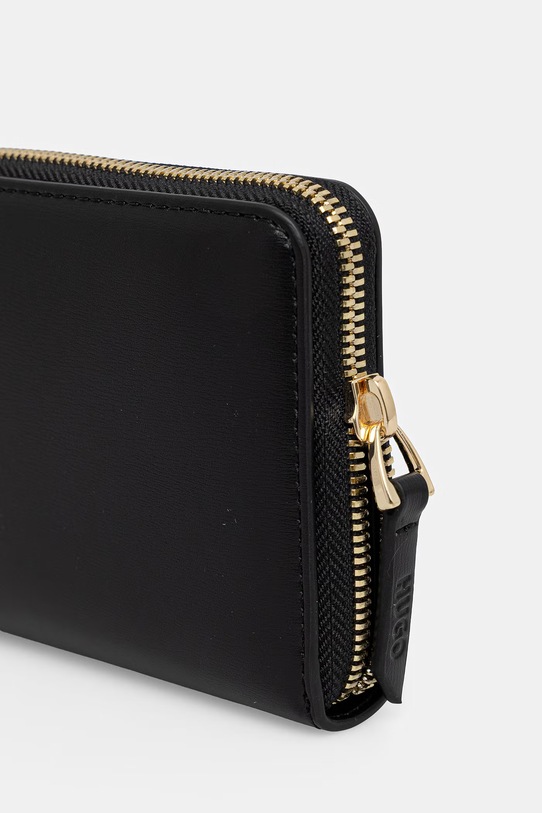 HUGO portfel damski Syndra_Wallet Zip Ar 50563014 czarny SS26